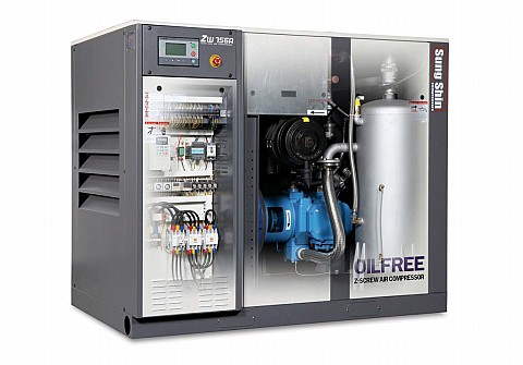 Oil Free Screw Air Compressor Sung Shin - Korea